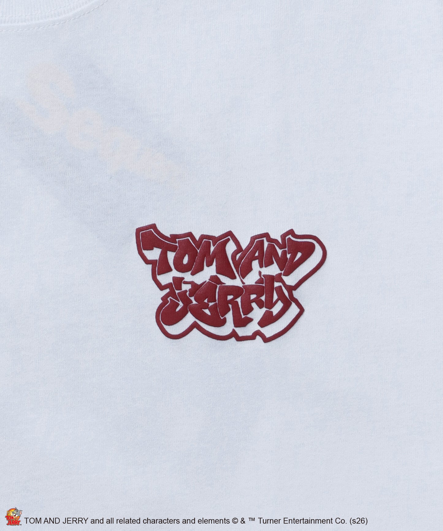 TJ SKATE BOARD TEE / トムとジェリー Tシャツ 半袖 クルーネック プリント オーバーサイズ ホワイト系その他