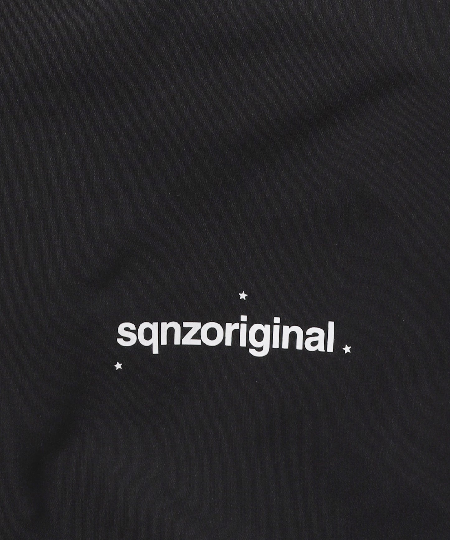 ≪予約商品≫※WEB限定 / 2WAY仕様 /チェックジップナップサック /sqnz zip knapsack ブラック