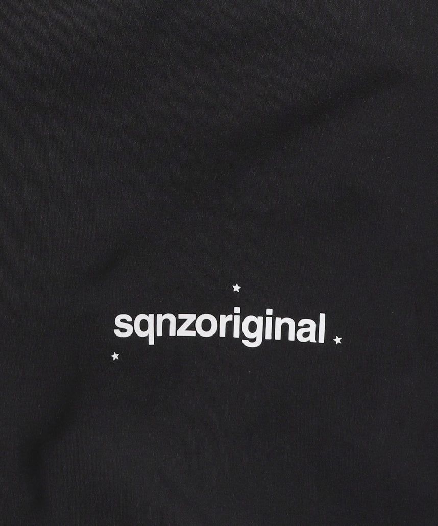 ≪予約商品≫※WEB限定 / 2WAY仕様 /チェックジップナップサック /sqnz zip knapsack ブラック