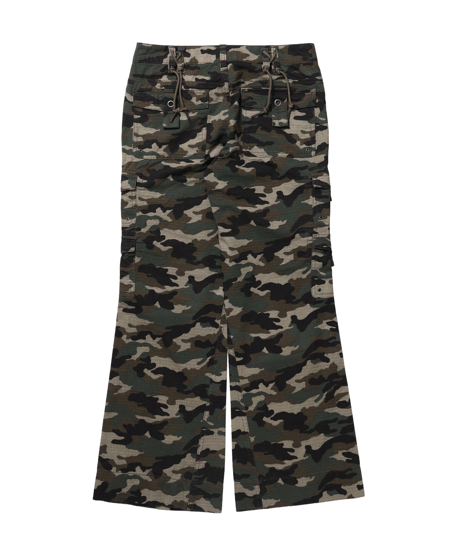 ※WEB限定 / レディースフレアカーゴパンツ / sqnz eyelet low-rise pants 柄80