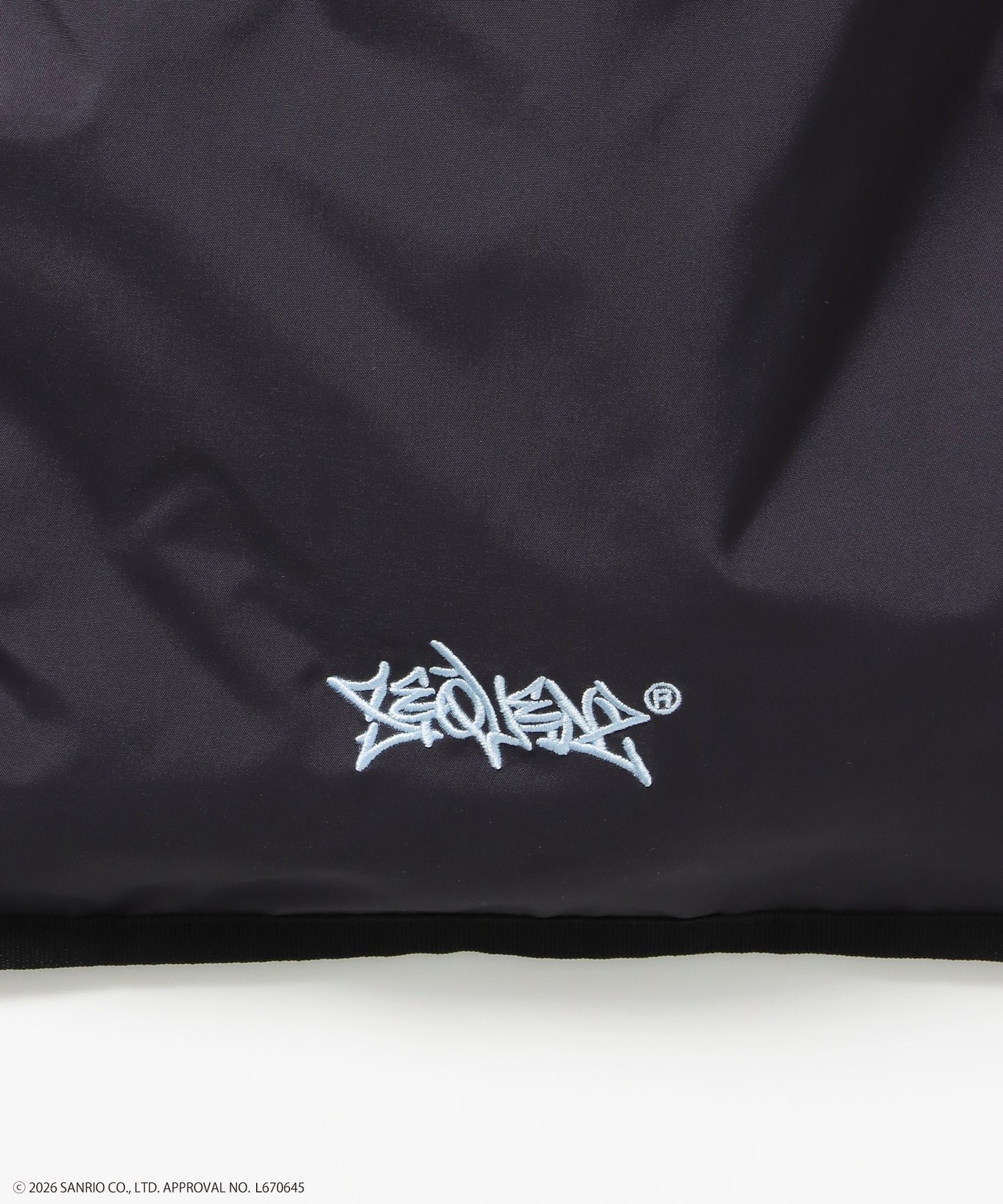 HK KITTY DAILY KNAPSACK / ナップサック バック 雑貨 ２WAY プリント リバーシブル ユニセックス ブラック