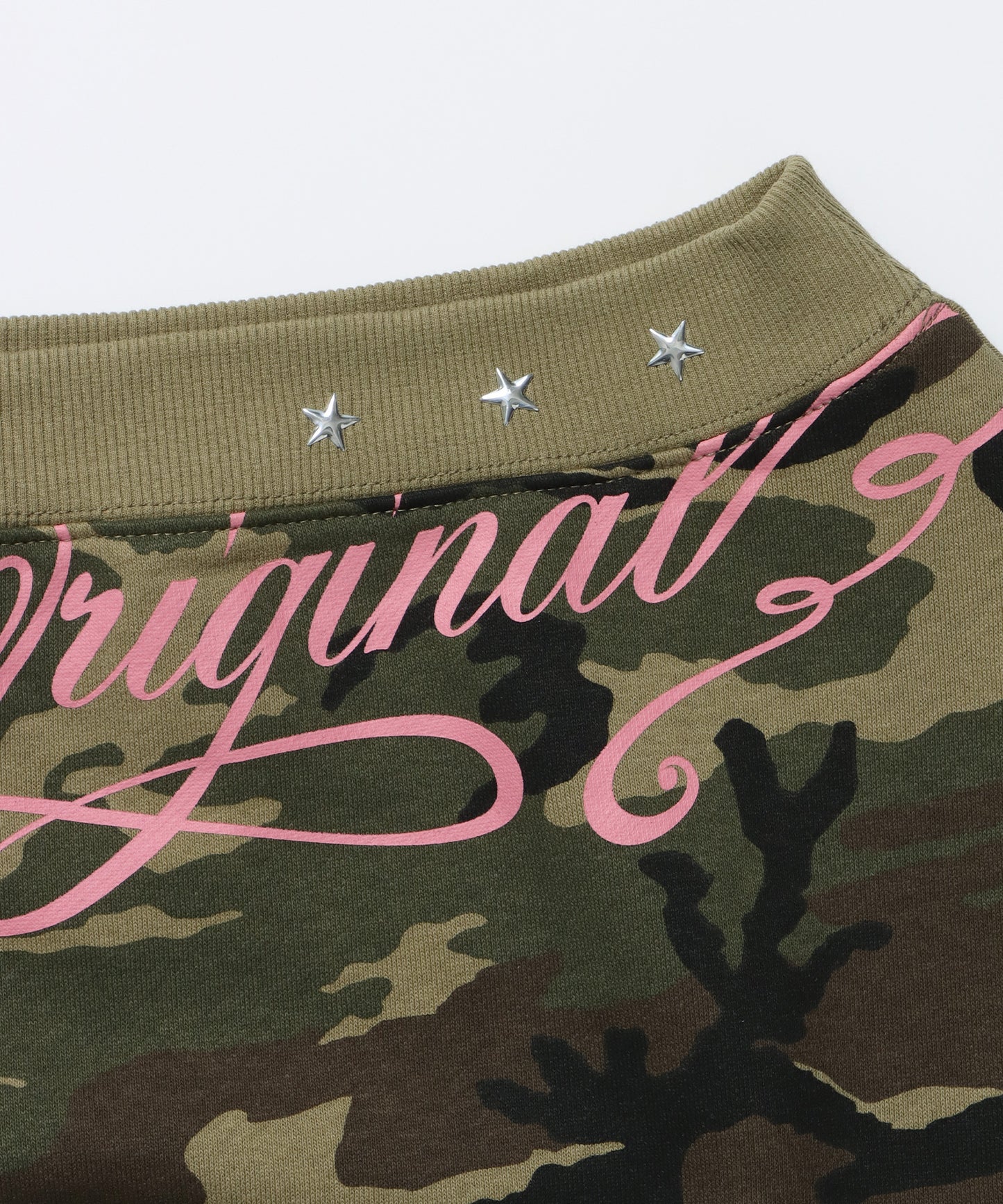 ※WEB限定 / レディーススタッズ短丈スウェット / sqnz star shoulder sweat ladies 柄80