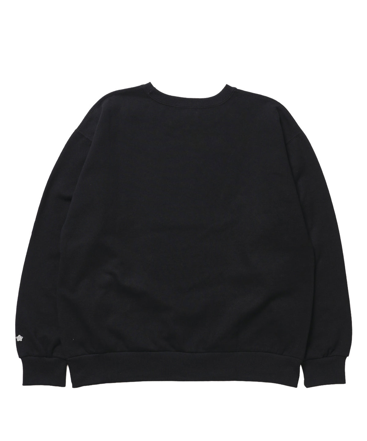※WEB限定  サークルハート刺繍裏起毛スウェット / sqnzU basic logo c/n ブラック