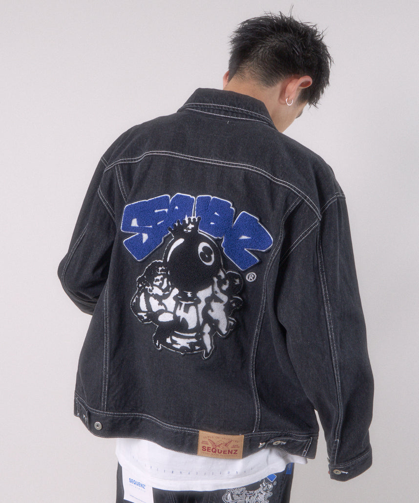 SEQUENZシークエンズ】 ANGELS DENIM JACKET / エイトボール サガラ