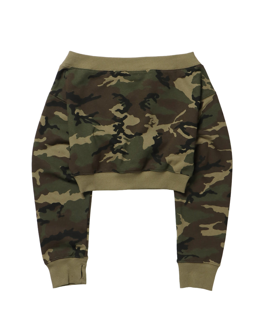 ※WEB限定 / レディーススタッズ短丈スウェット / sqnz star shoulder sweat ladies 柄80