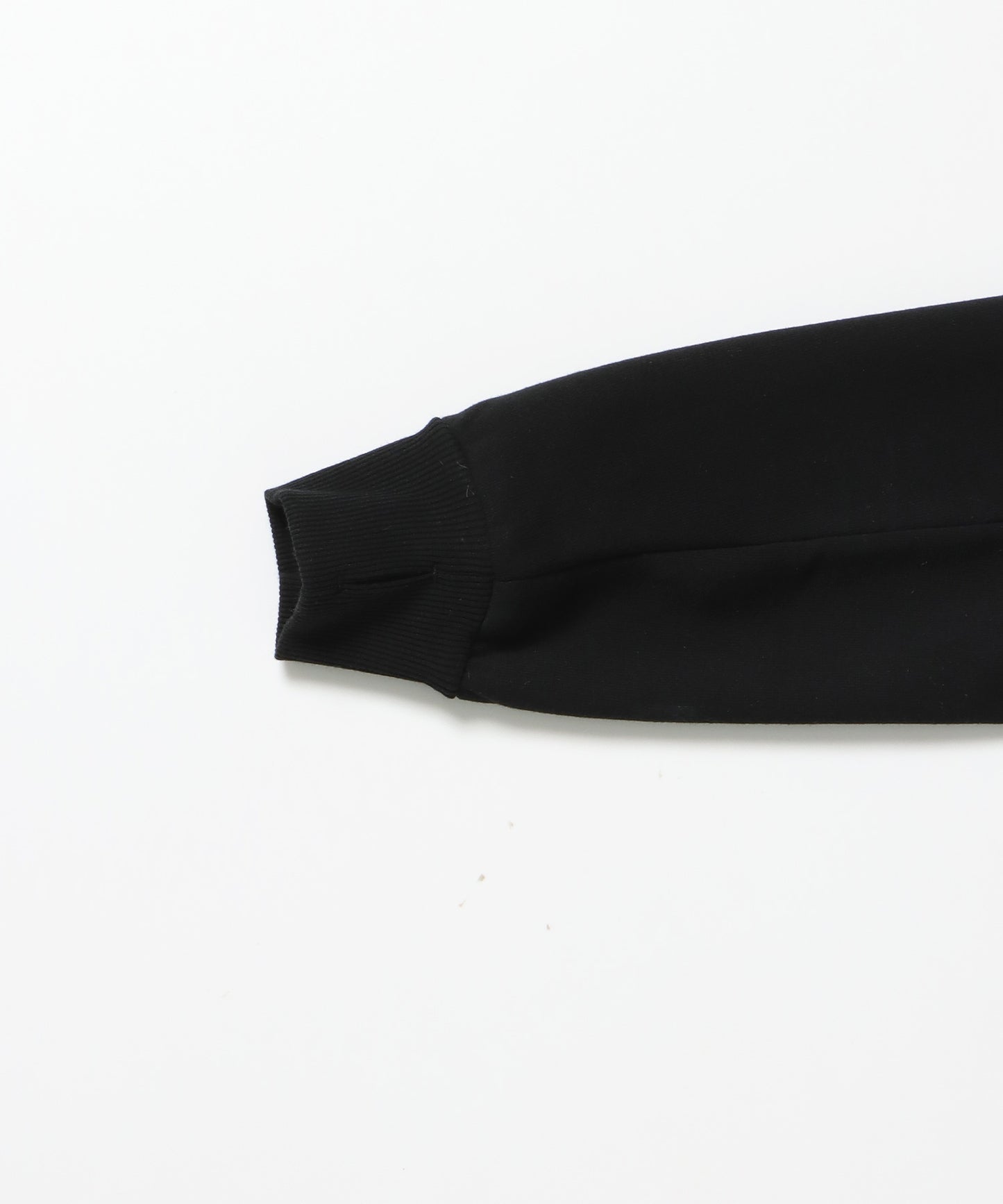 sqnz fur zip pk / レディース ファー ジップパーカー 加工 裏起毛 短丈 ダブルジップ ブラック