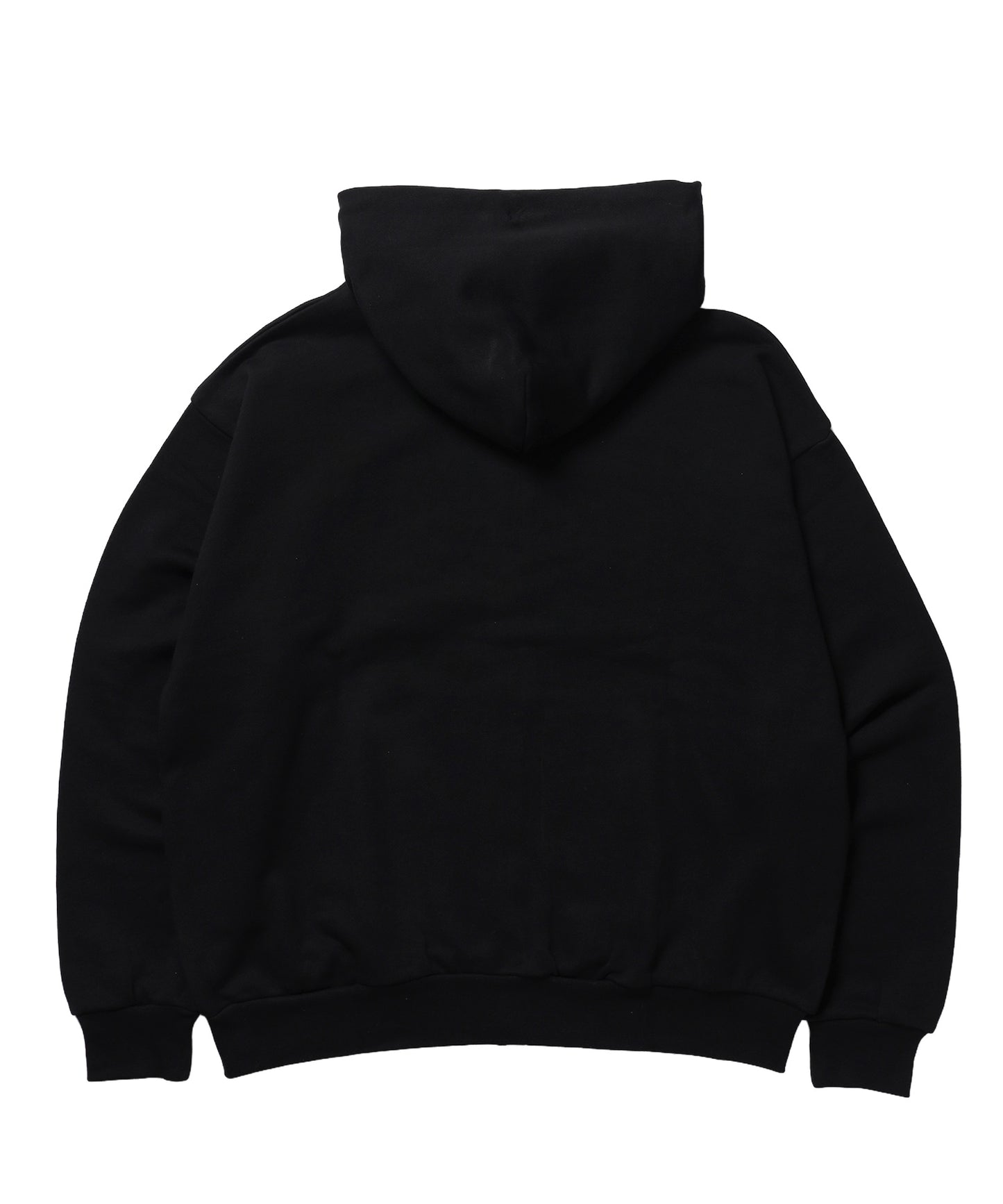 ≪予約商品≫※WEB限定 / アソートまたぎジップパーカー / sqnz logo applique zip p/k ブラック