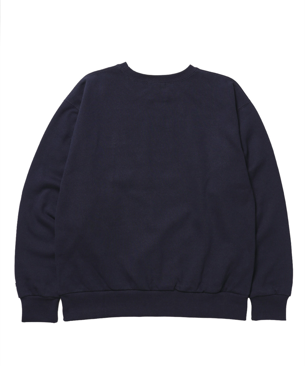 ※WEB限定  サークルハート刺繍裏起毛スウェット / sqnzU basic logo c/n ネイビー