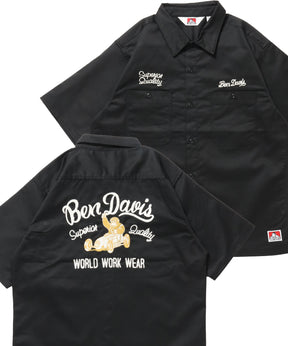 BEN DAVIS（ベンデイビス）】RACER S/S WORK SHIRT / 半袖 シャツ