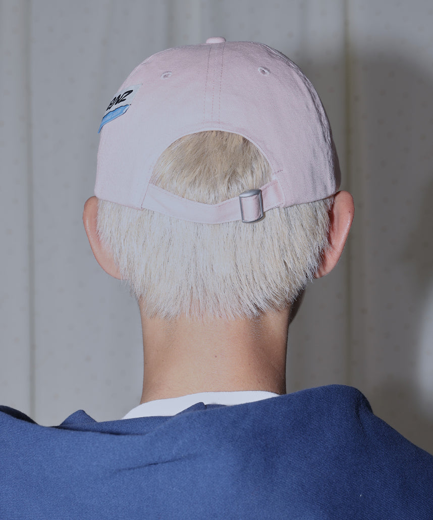 sqnz studs cap / キャップ 帽子 スタッズ 刺繍 ライトピンク