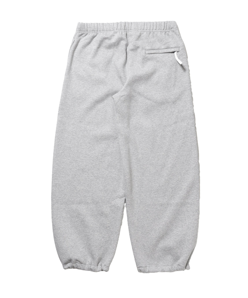 WIDE CURVE SWEAT PANTS / スウェットパンツ ワイドシルエット ルーズ ユニセックス グレー