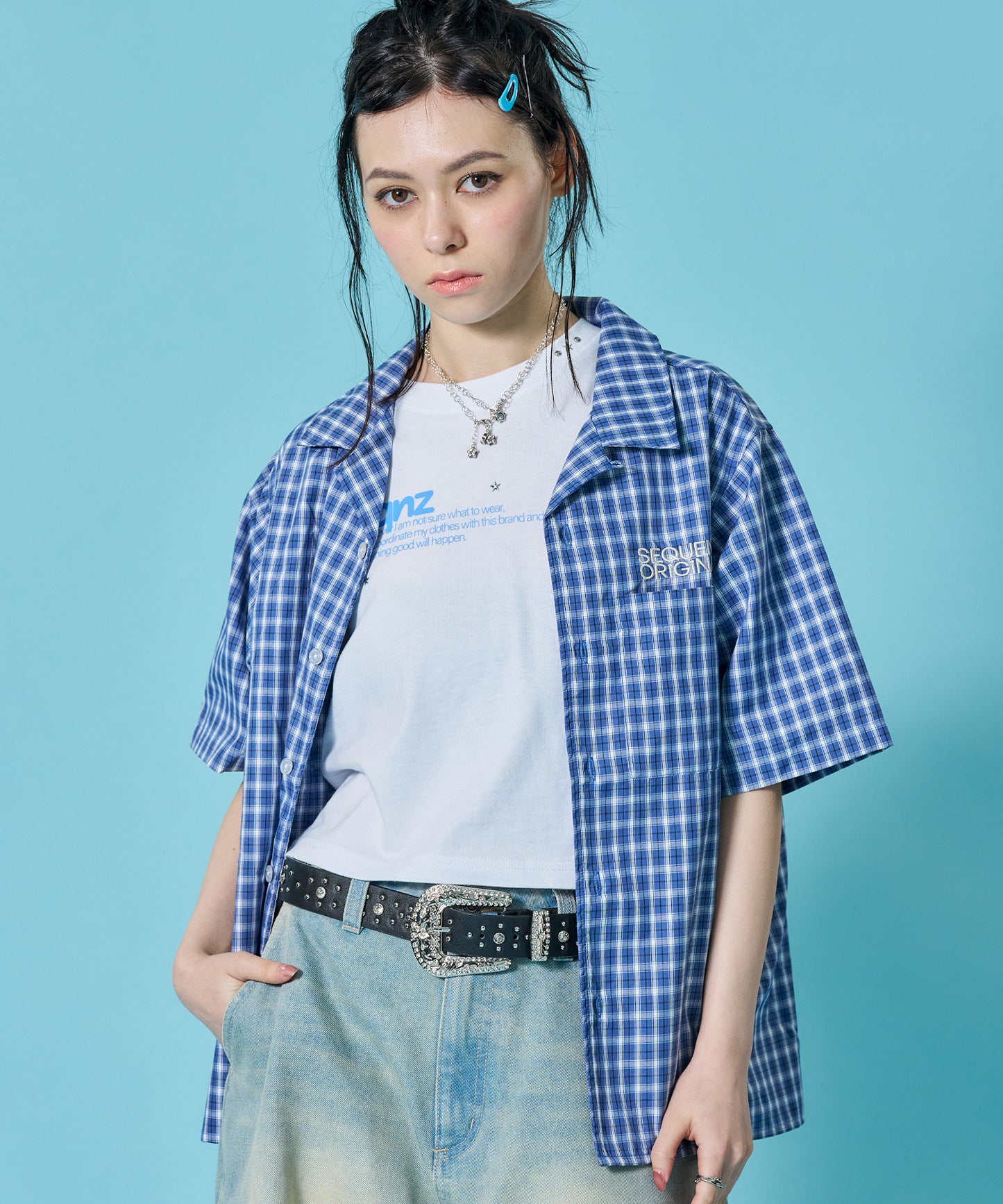 モデル：H163 Size:S ブルー