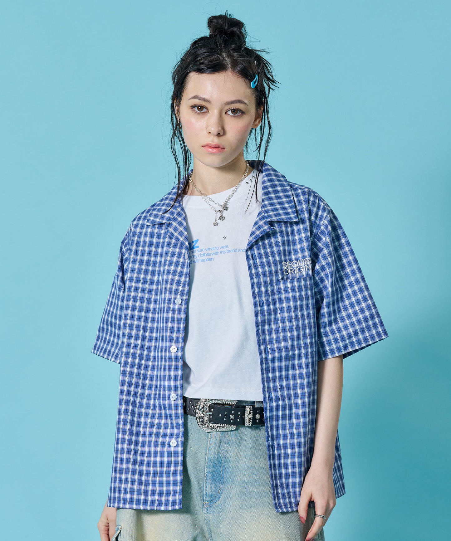 モデル：H163 Size:S ブルー