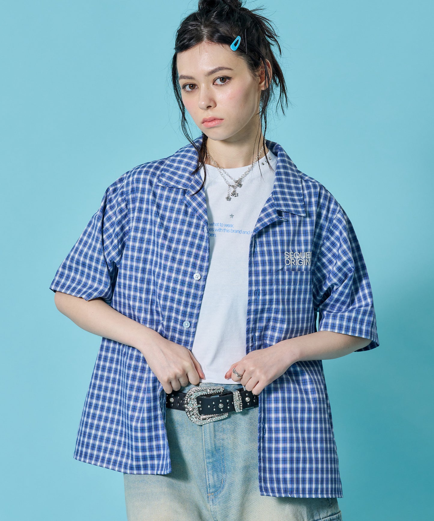 モデル：H163 Size:S ブルー