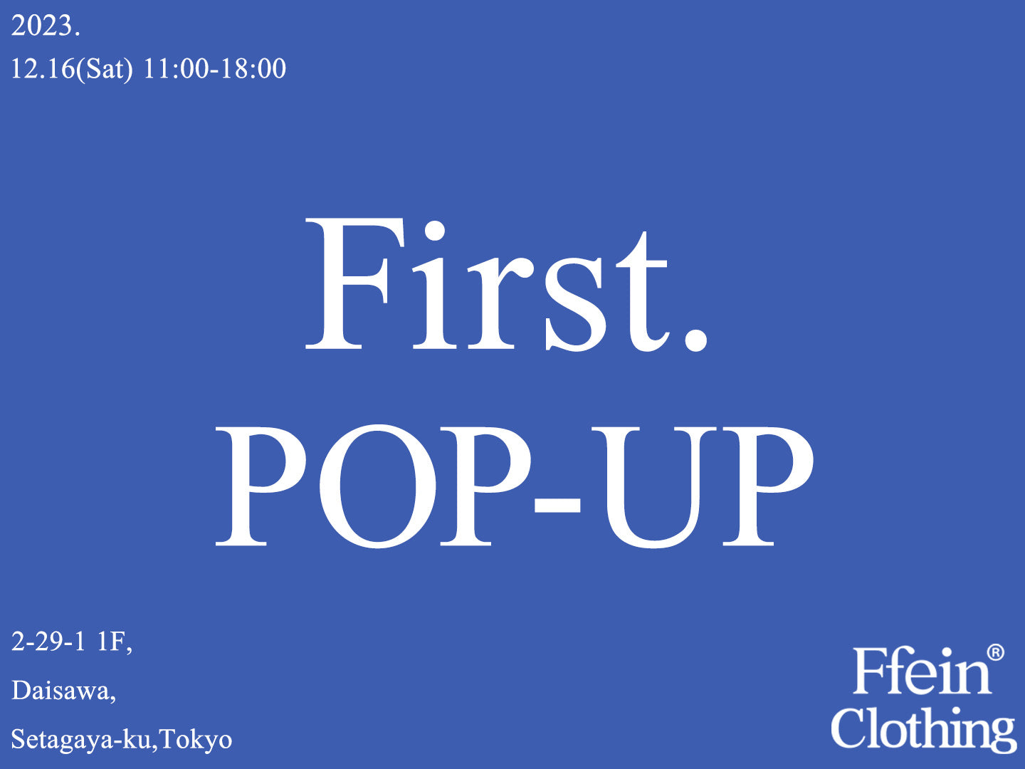 FFEIN POPUP