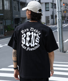 OLD CIRCLE TEE / Tシャツ 半袖 クルーネック 刺繍 ワンポイント ユニセックス オーバーサイズ ブラック