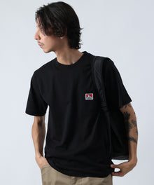 BEN'S POCKET TEE(REG) / ポケット 半袖 ワンポイント レギュラーサイズ ヘビーウエイト クルーネック ブラック