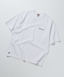 BEN'S EMB TEE / スケーター ワンポイント Tシャツ シンプル スクウェアロゴ 刺繍 半袖 ホワイト