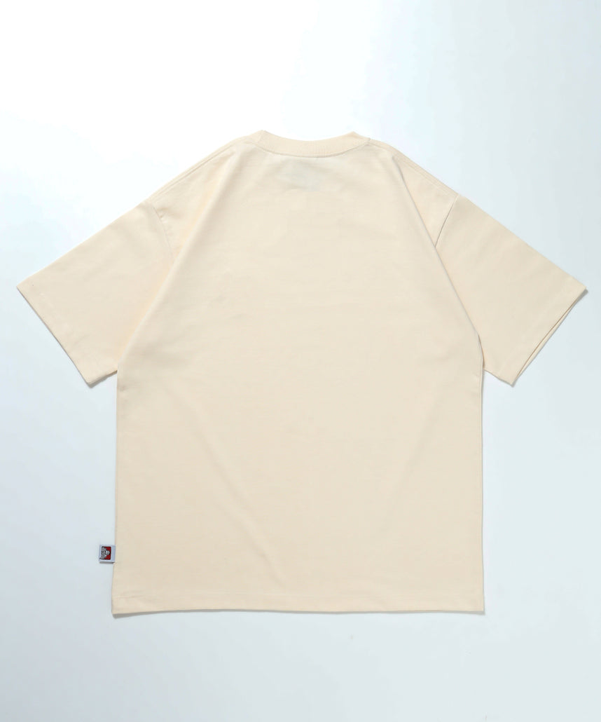 GORILLA BD EMB TEE / シンプルロゴ Tシャツ ストリート スプレー 刺繍 半袖 クリーム