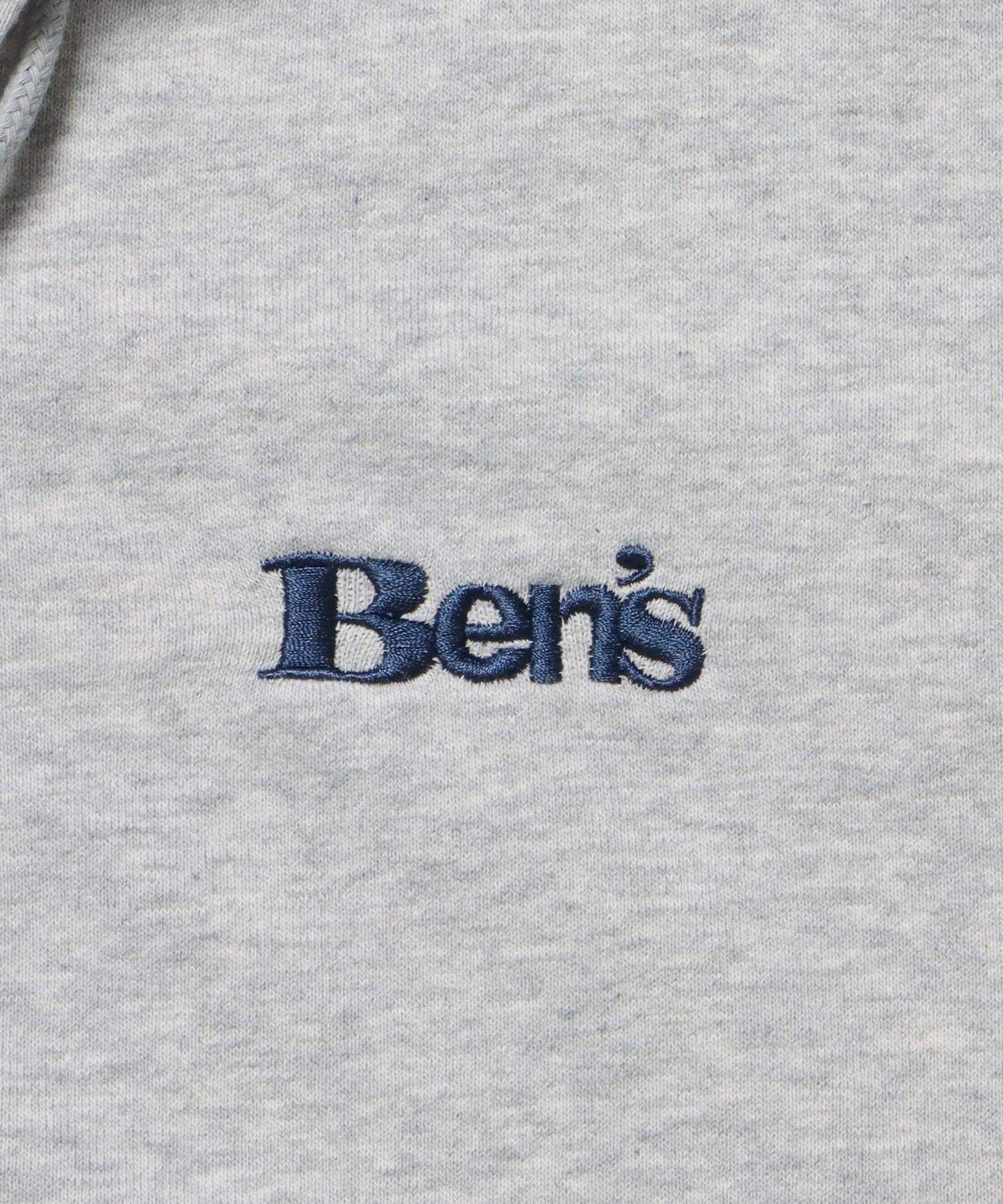 70'S FIT ZIP HOODIE / ジップパーカー 刺繍 フーディ ダブルジップ 裏毛 短丈 グレー