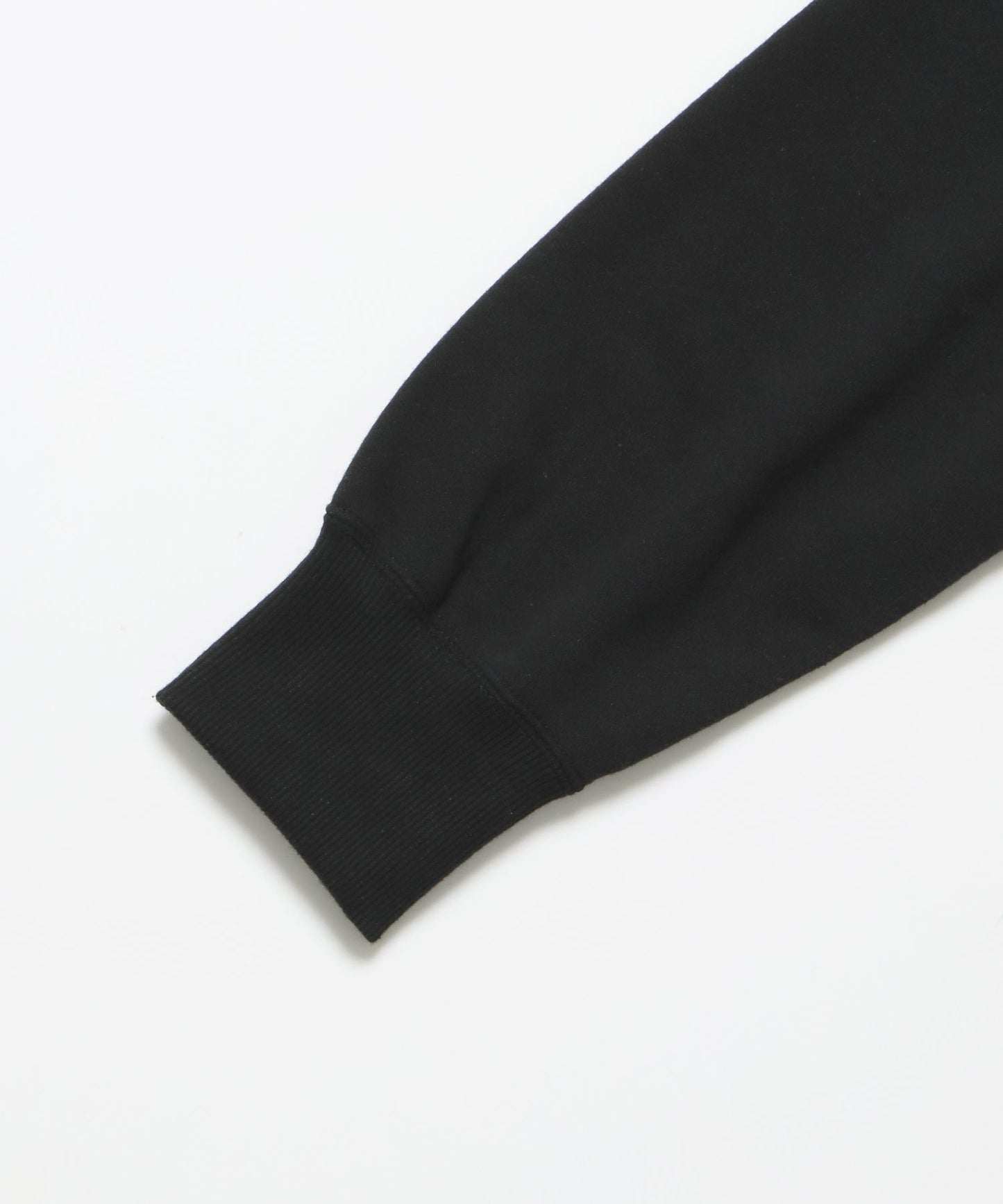 70’S FIT AFTER HOODIE / ビッグシルエット プルオーバー フーディ 裏毛 ワッフル 短丈 ブラック