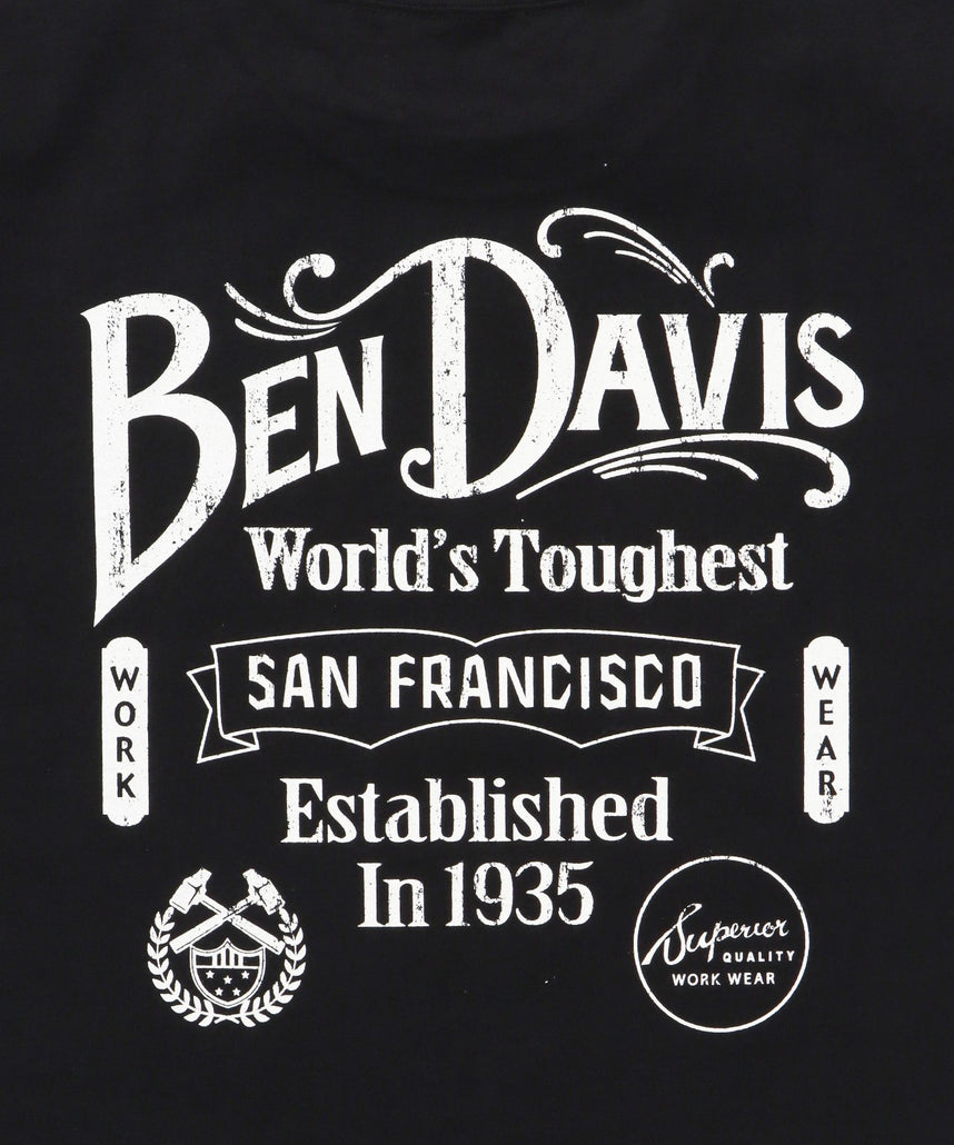CLASSIC LOGO TEE / クラシックフィット Tシャツ 半袖 クルーネック プリント ワンポイント ブラック