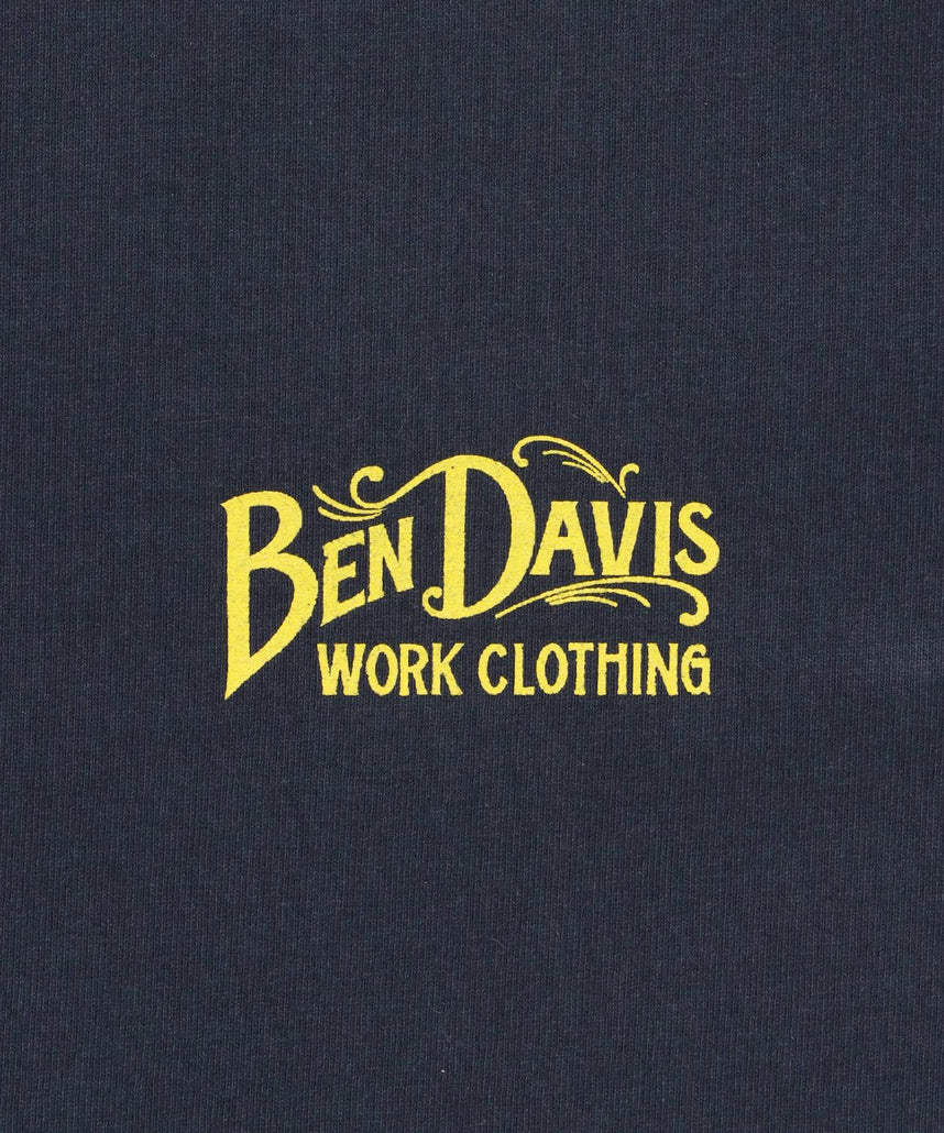 CLASSIC LOGO TEE / クラシックフィット Tシャツ 半袖 クルーネック プリント ワンポイント ネイビー