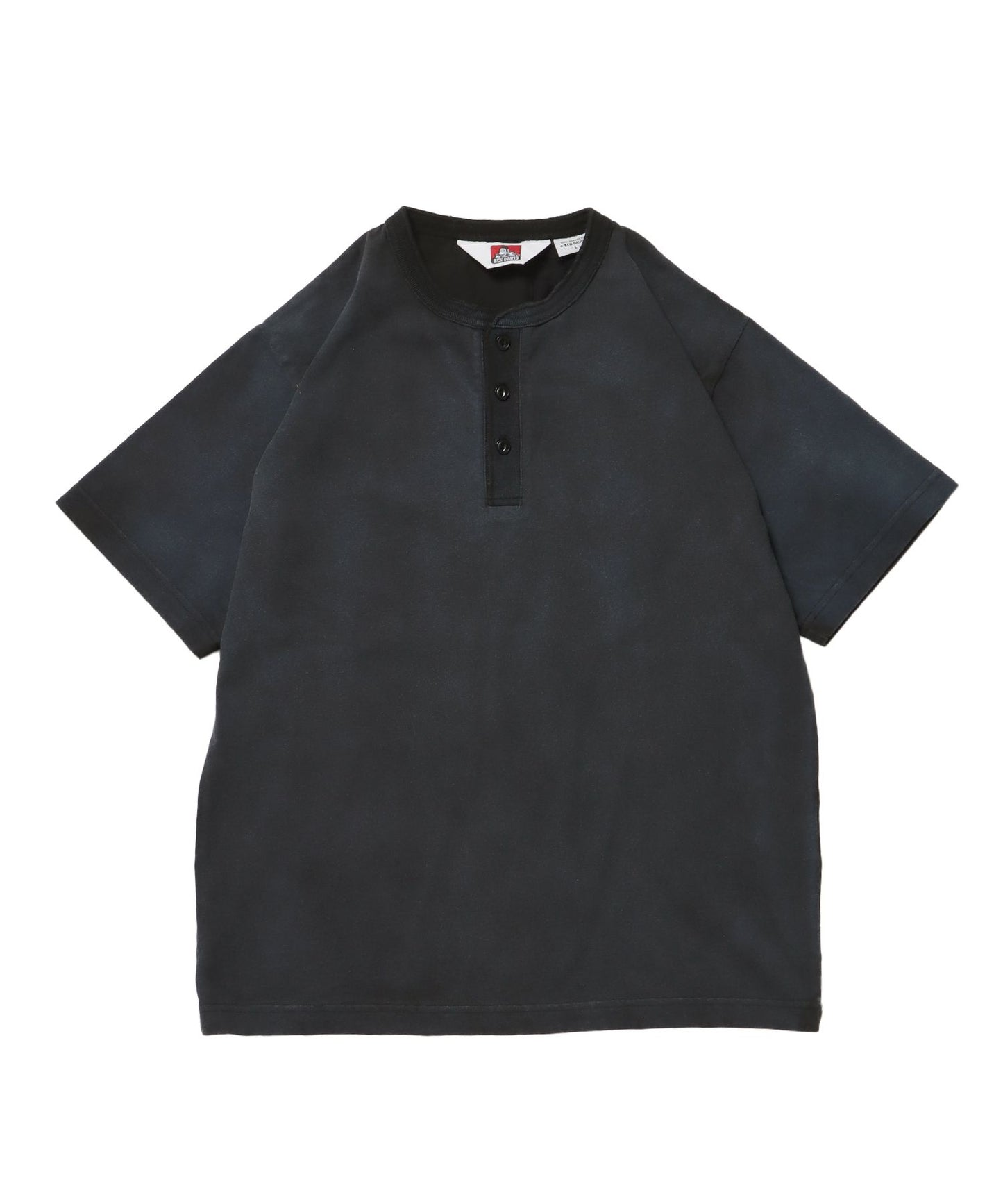 【BEN DAVIS（ベンデイビス）】CLASSIC S/S HENLEY ブラック