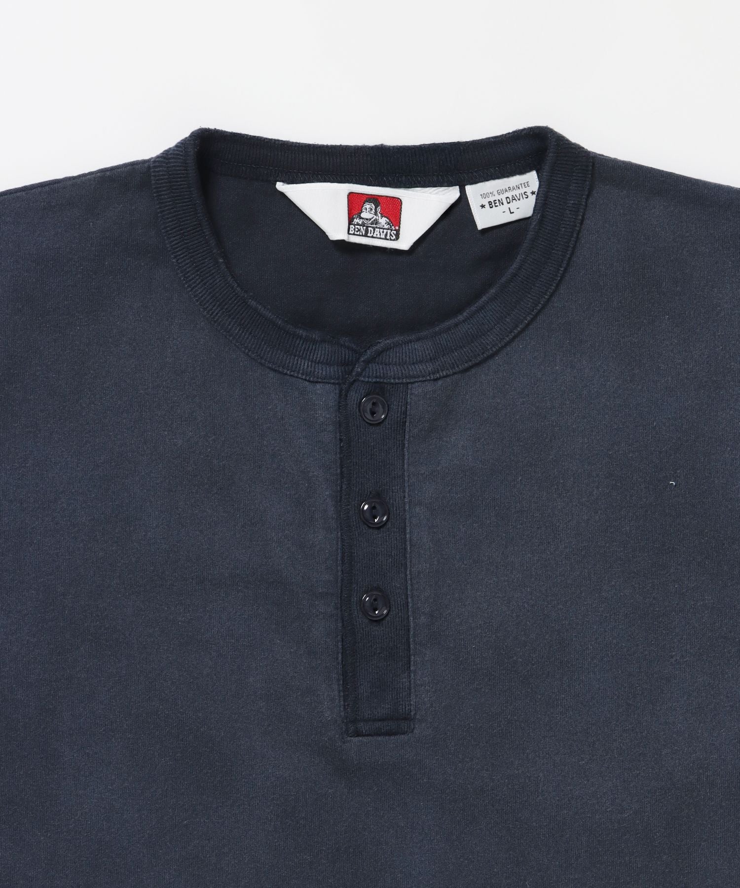 BEN DAVIS（ベンデイビス）】CLASSIC S/S HENLEY ネイビー – NAVAL
