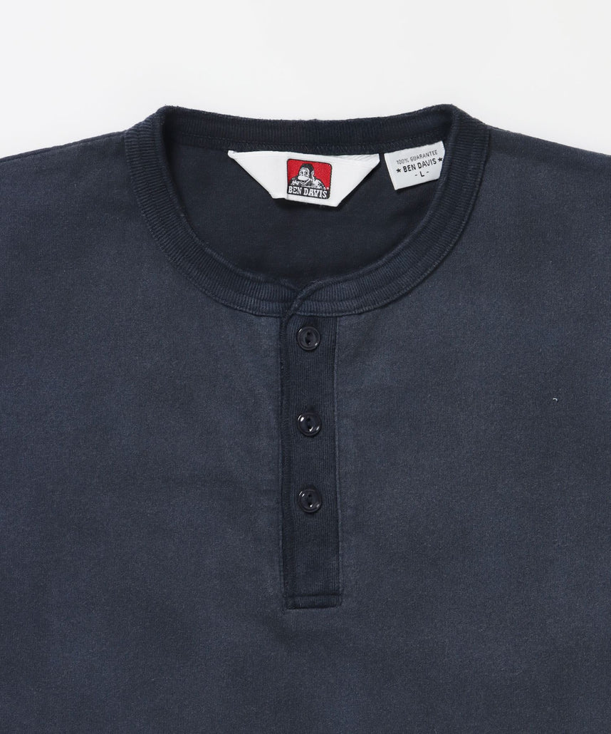 BEN DAVIS（ベンデイビス）】CLASSIC S/S HENLEY ネイビー – NAVAL