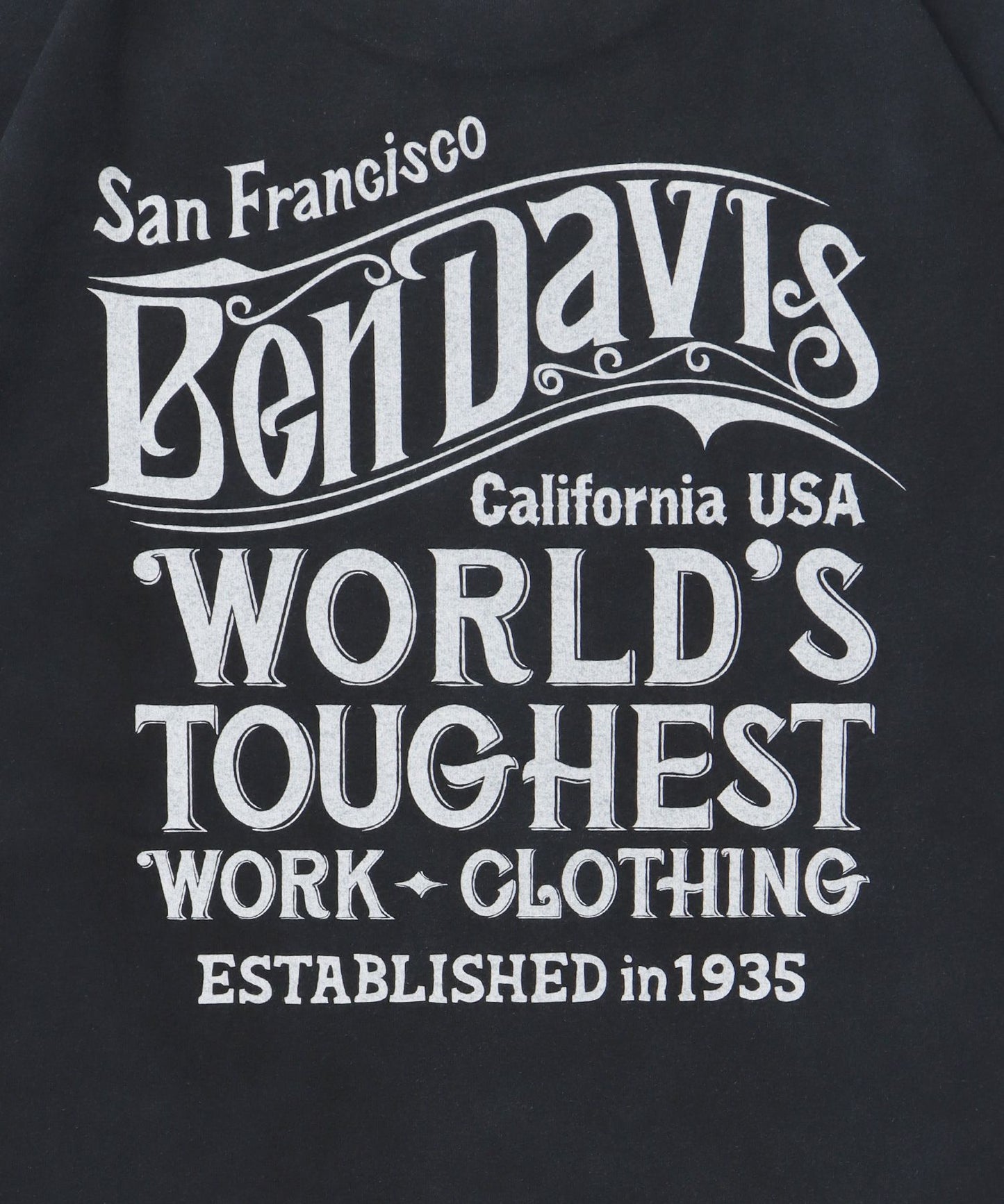 OLD SIGN VNTG TEE / Tシャツ クルーネック  ワンポイント シンプル ユニセックス 加工 ブラック