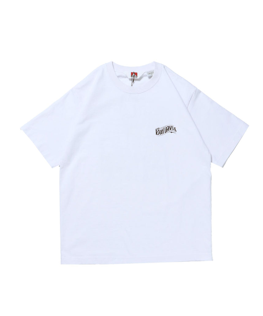 【BEN DAVIS（ベンデイビス）】OLD SIGN VNTG TEE ホワイト