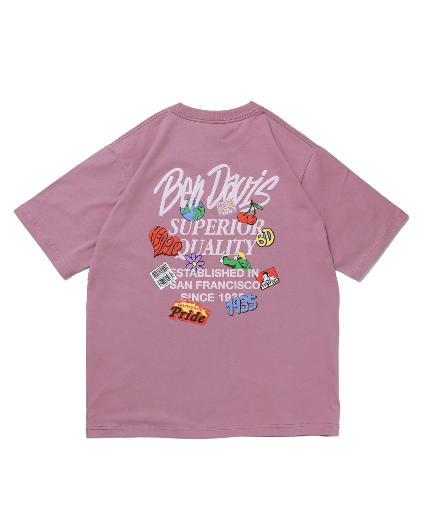 【BEN DAVIS（ベンデイビス）】GRATEFULTEE ピンク