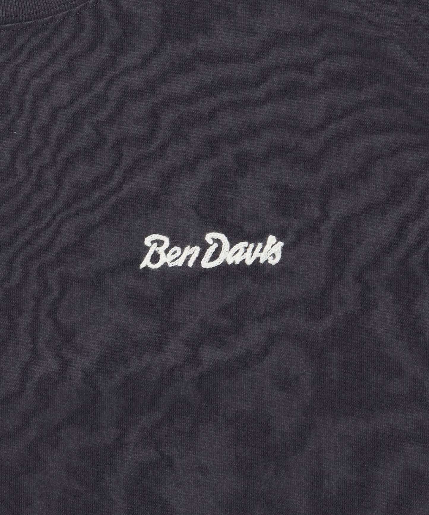 BD LABEL EMB TEE / Tシャツ クルーネック  ワンポイント シンプル ユニセックス チャコール