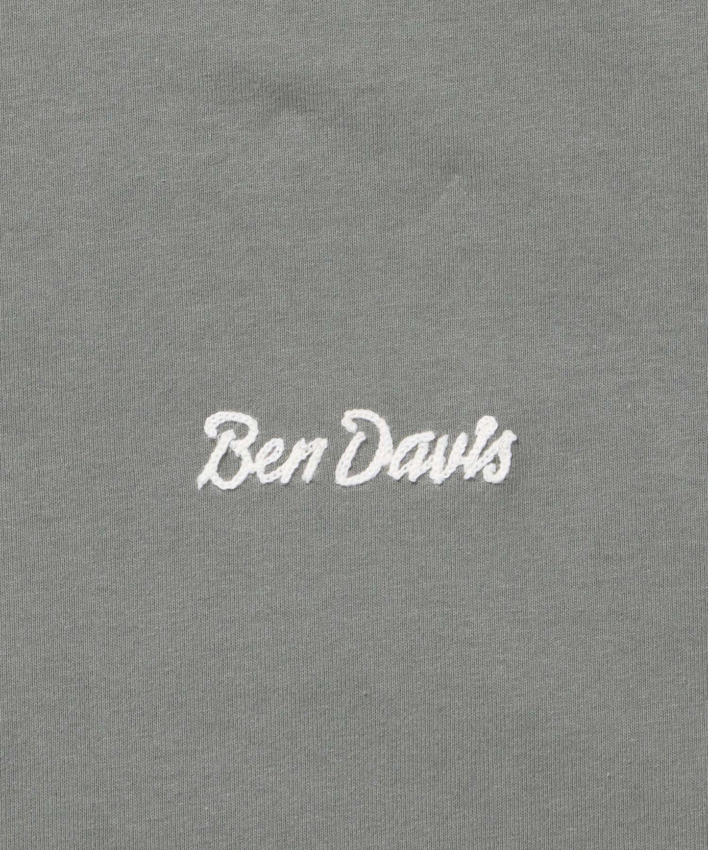 BD LABEL EMB TEE / Tシャツ クルーネック  ワンポイント シンプル ユニセックス グリーン