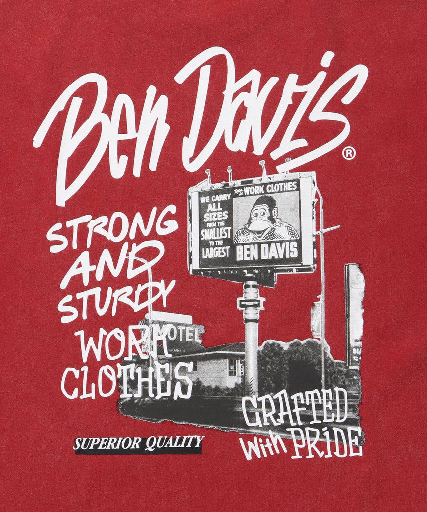 j*t様 90s FB COUNTY 2XL アメリ製 BEN DAVIS チカ BEN DAVIS（ベンデイビス）】ROADSIDE VNTG TEE(UF) レッド – NAVAL
