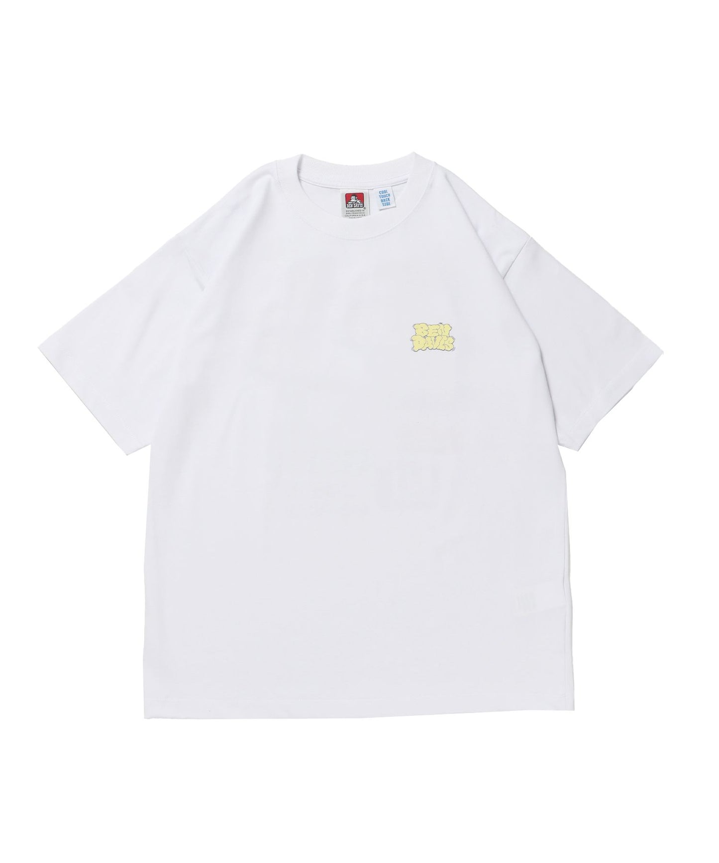 【BEN DAVIS（ベンデイビス）】OVERLAP COOL TEE ホワイト