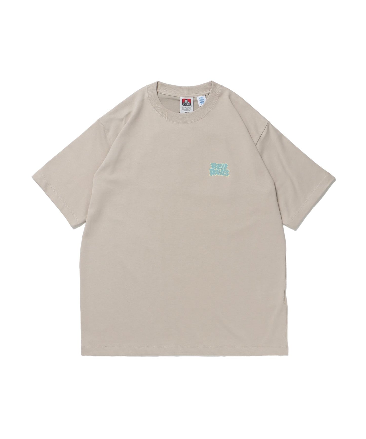 【BEN DAVIS（ベンデイビス）】OVERLAP COOL TEE ベージュ