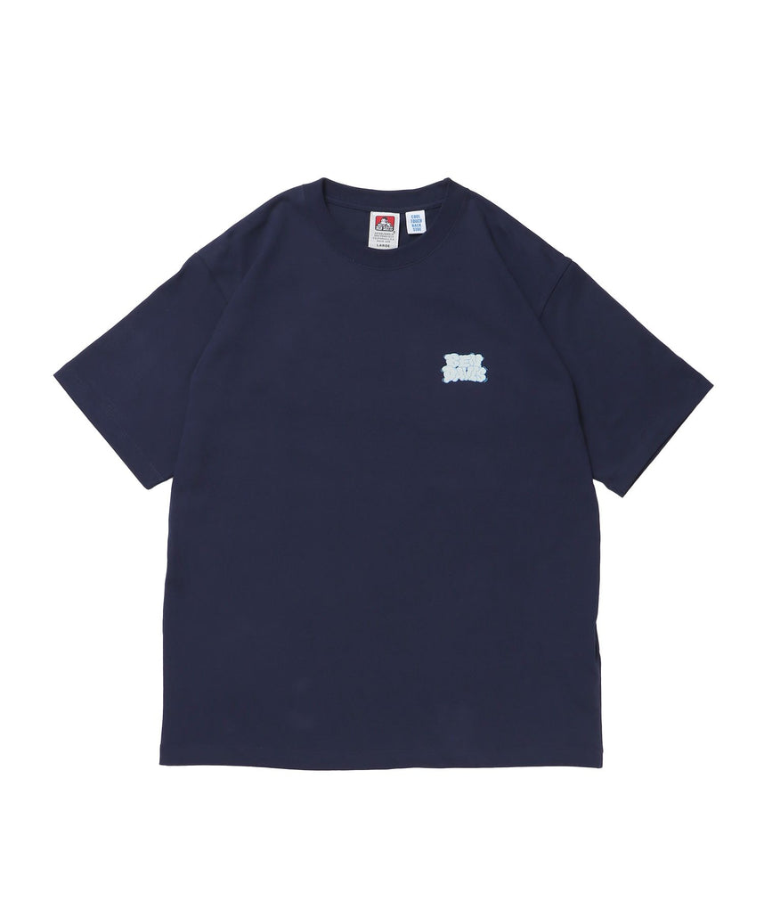 【BEN DAVIS（ベンデイビス）】OVERLAP COOL TEE ネイビー