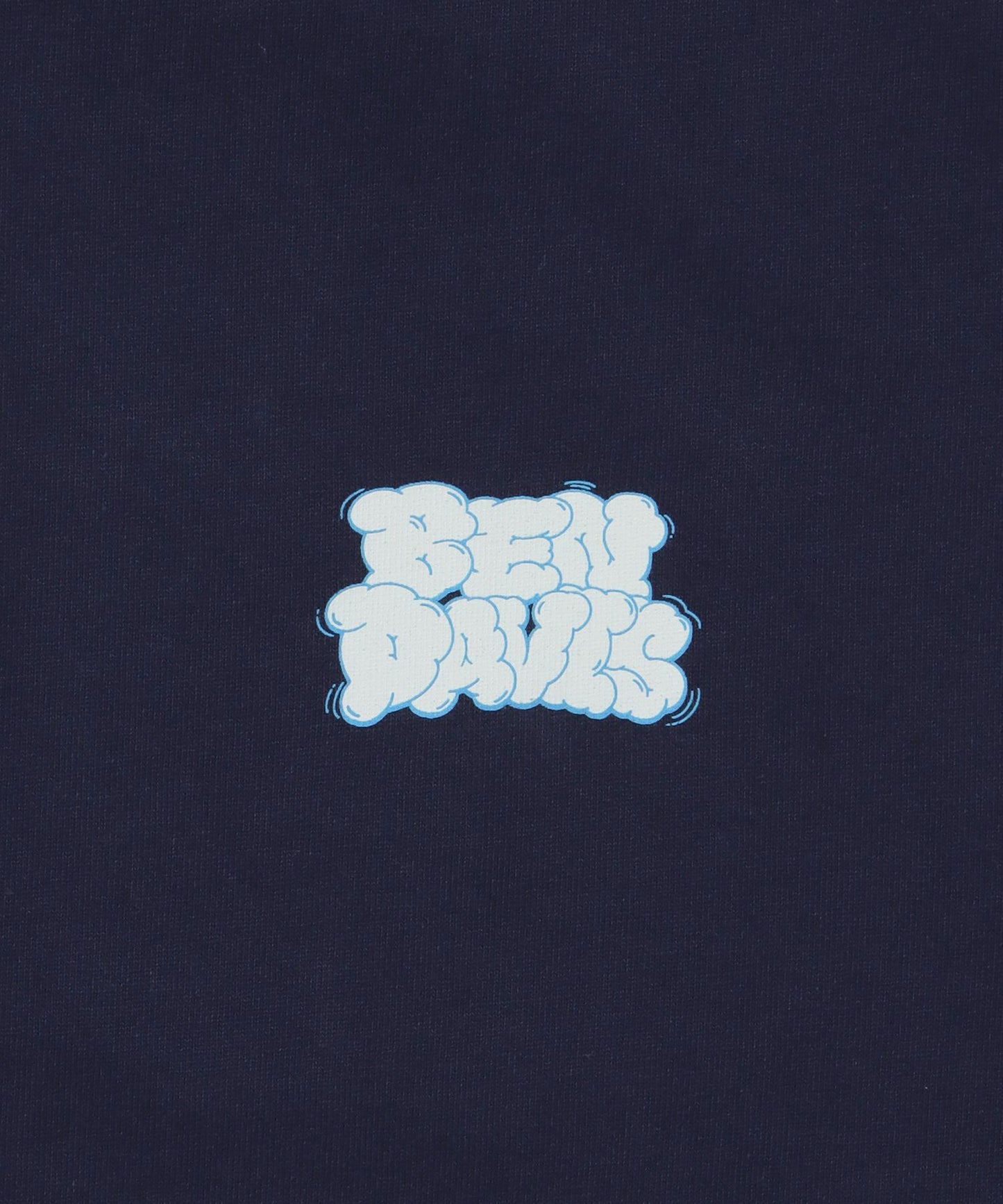 OVERLAP COOL TEE / Tシャツ 接触冷感 半袖 クルーネック ワンポイント 刺繍 ワンポイント ネイビー