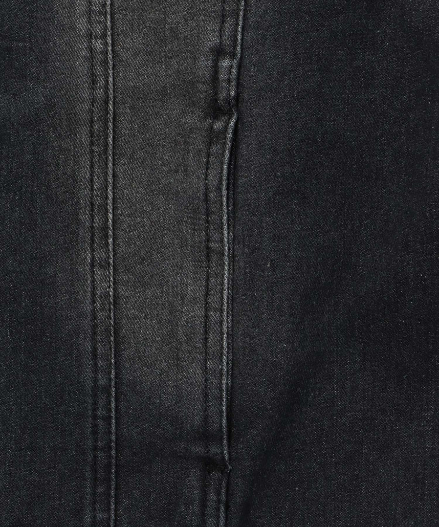 ※WEB限定 / ロールアップスタッズデニム / sqnz star roll-up denim ブラック