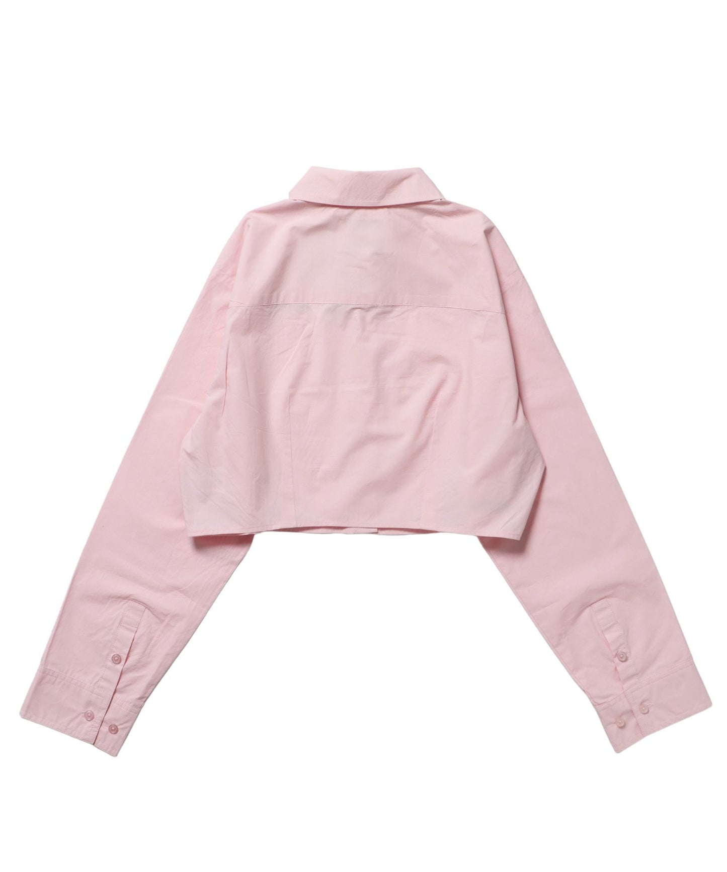 ※WEB限定 / レディースクロップドシャツ / sqnz cropped shirts ピンク