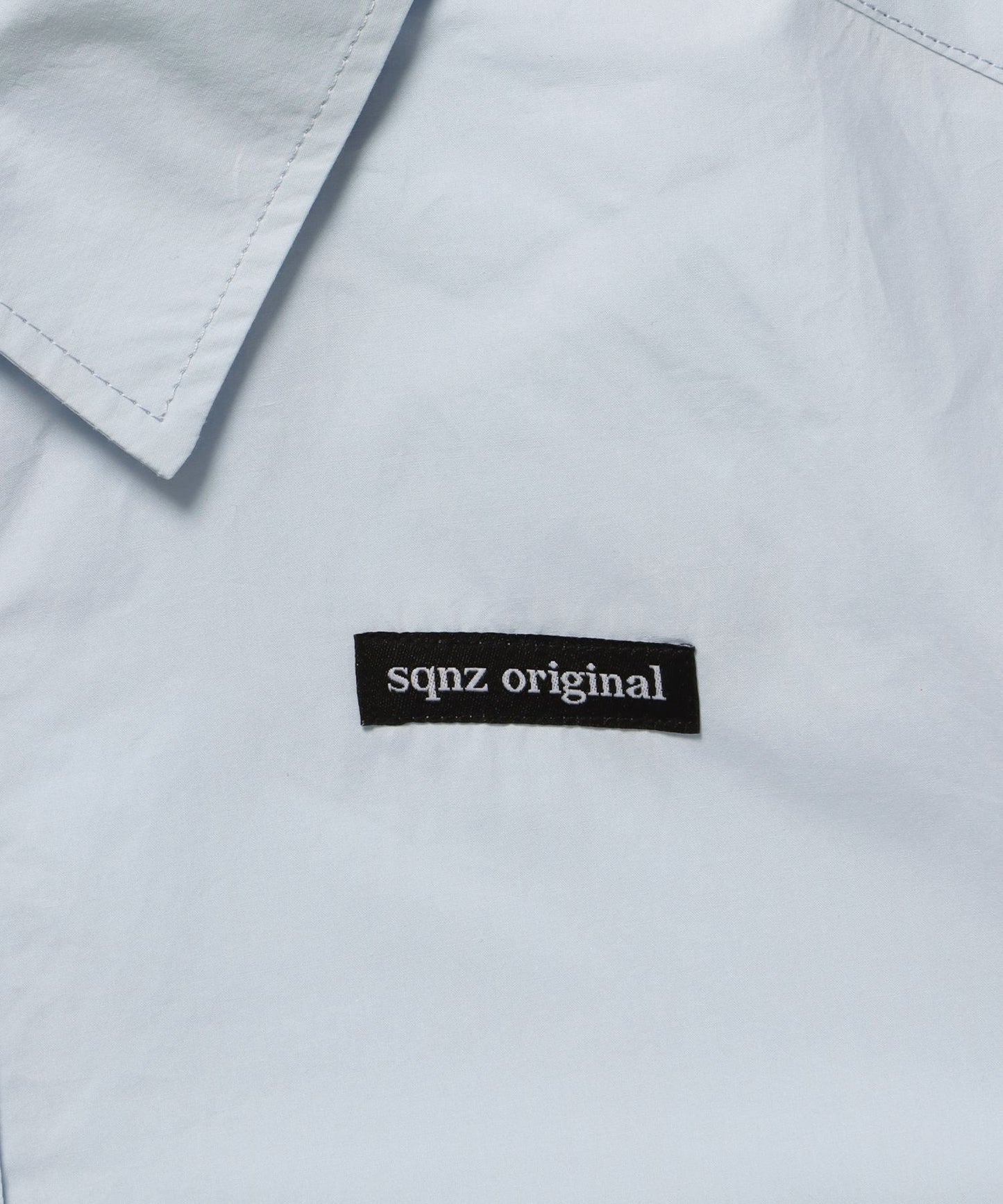 ※WEB限定 / レディースクロップドシャツ / sqnz cropped shirts ライトブルー