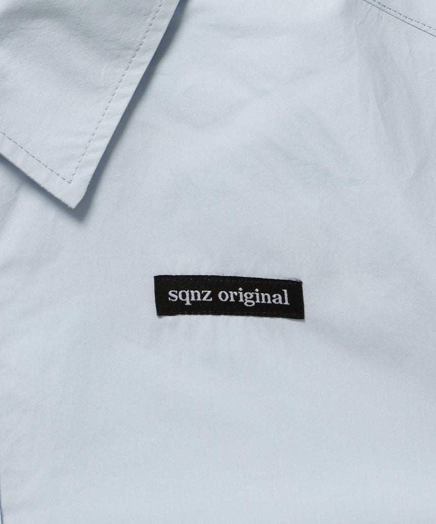 ※WEB限定 / レディースクロップドシャツ / sqnz cropped shirts ライトブルー