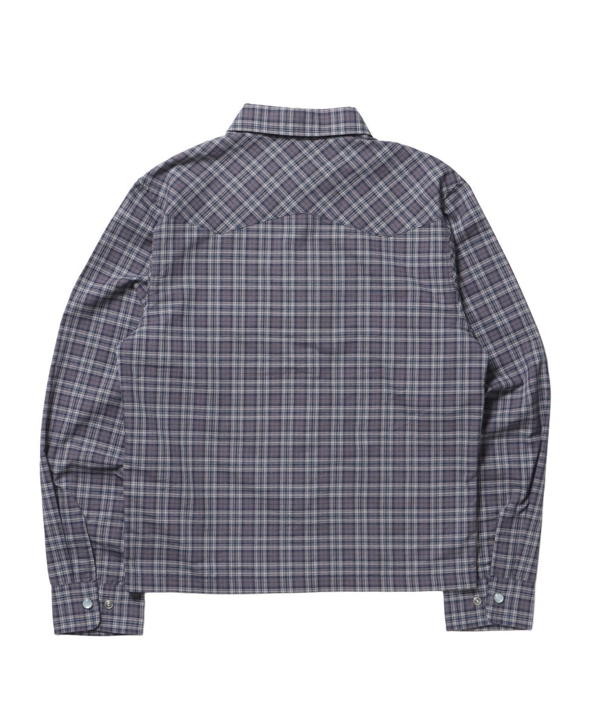 sqnz（エスキュンズ）】ウエスタンチェックロングスリーブシャツ