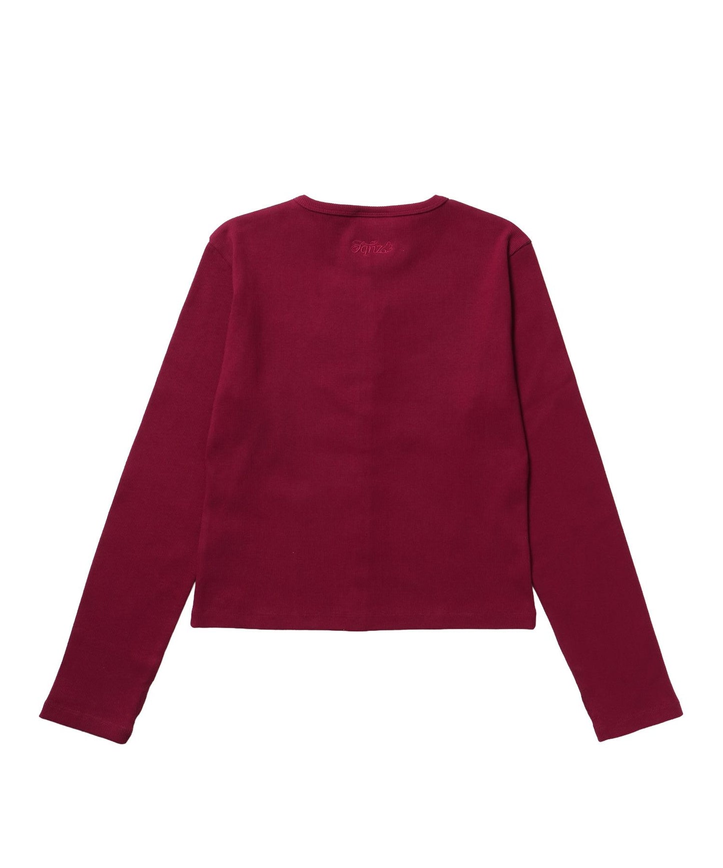 ※WEB限定 / レディースフィットカーディガン / sqnz fit cardigan バーガンディー