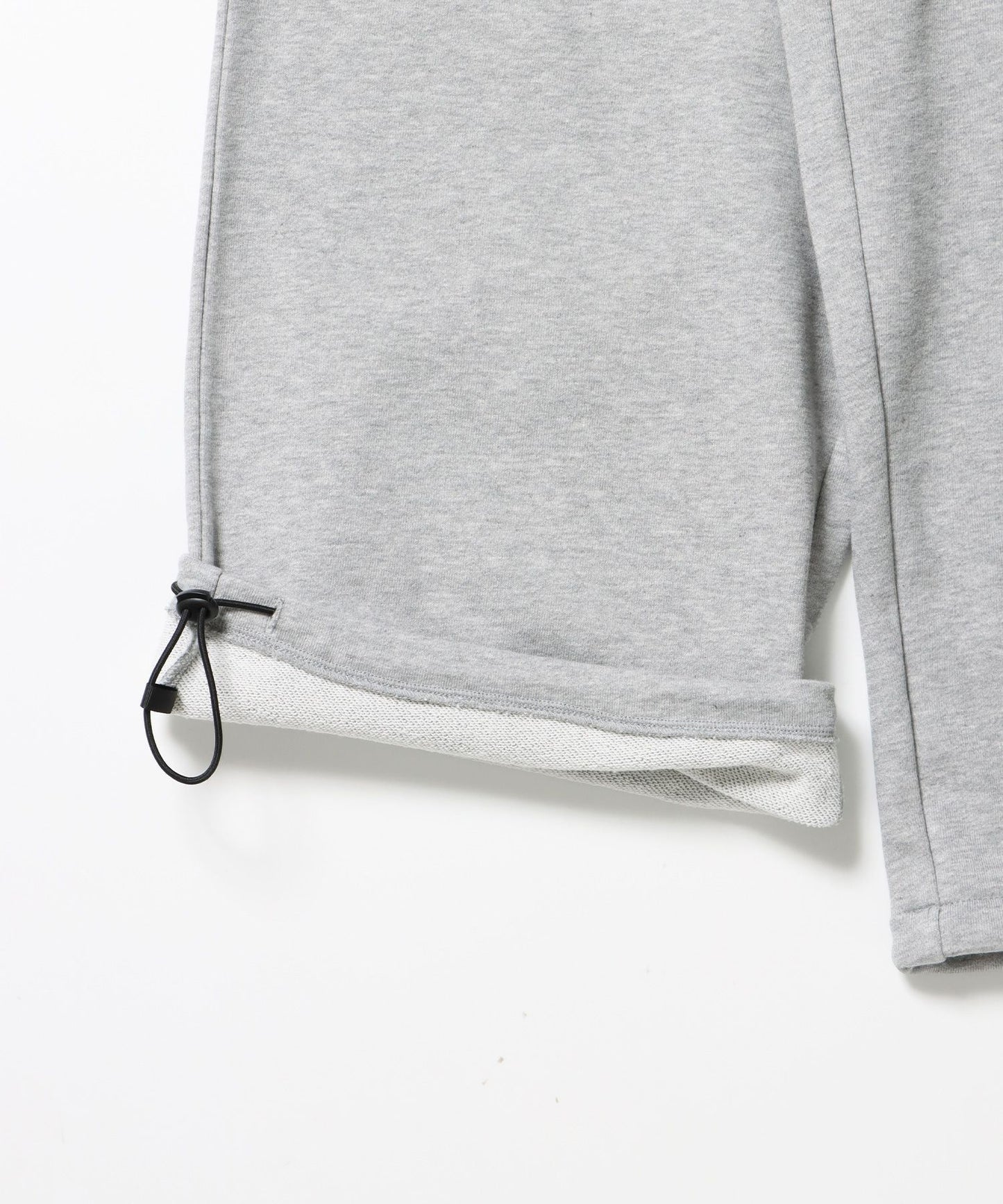 sqnz rhinestone & eyelet sweat pants / ラインストーン スウェットパンツ 裏毛 ハトメ ポケット 【セットアップ着用可能】 グレー