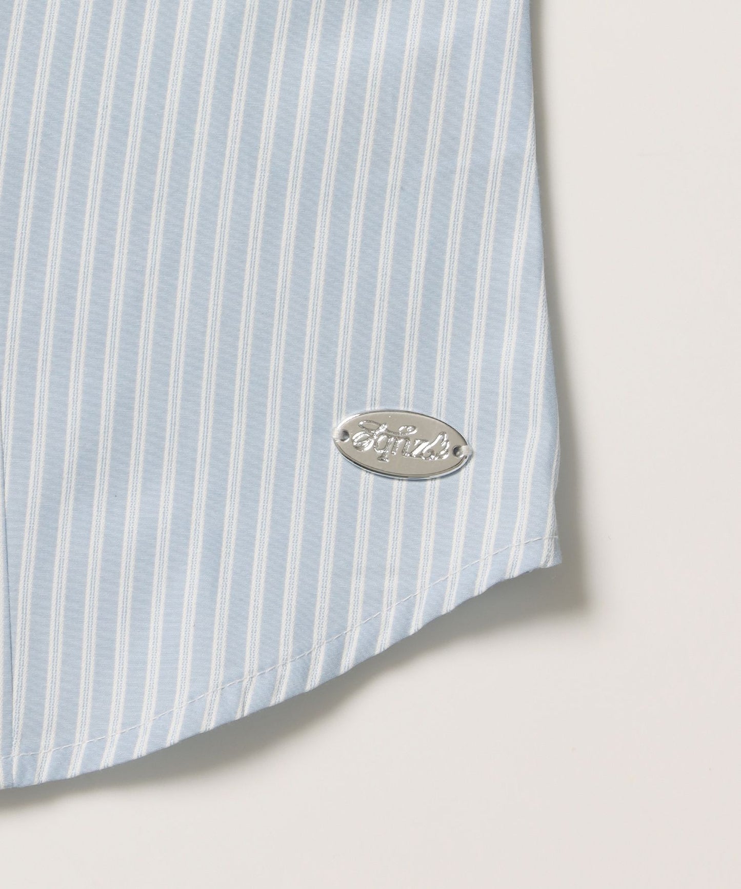 ※WEB限定 / レディースコンパクトチェックシャツ / sqnz double pocket compact check shirts ライトブルー