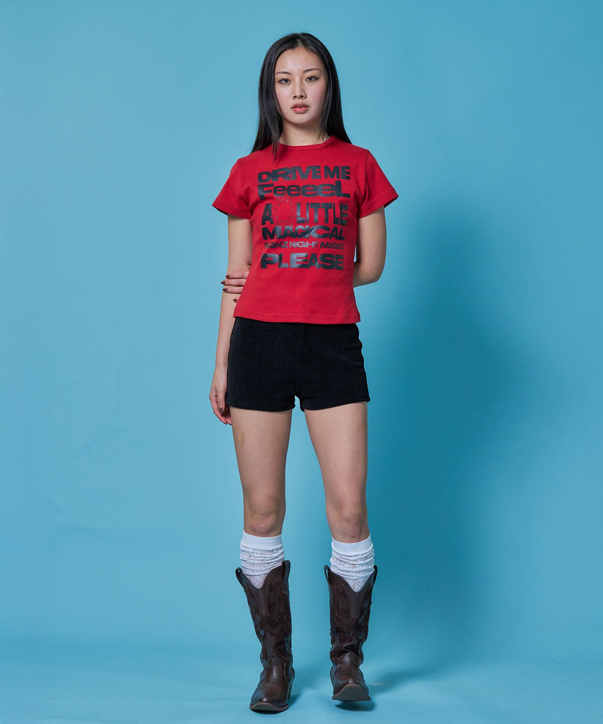 WEB限定 / ビックロゴコンパクトT / sqnz message pt compact tee
