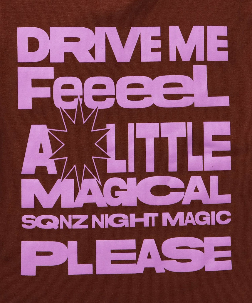 ※WEB限定 / ビックロゴコンパクトT / sqnz message pt compact tee ブラウン